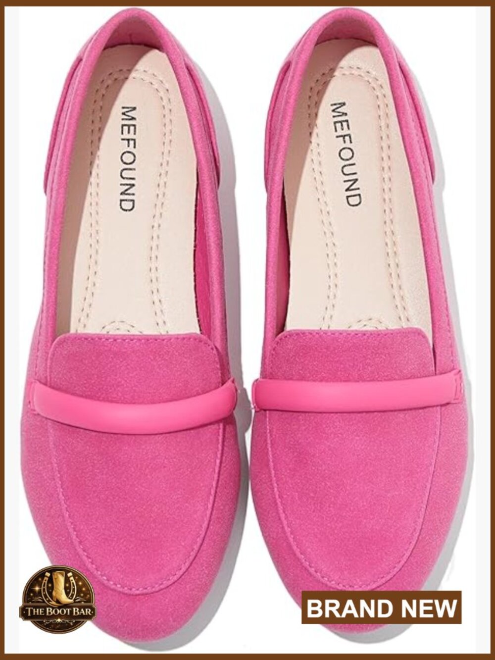 Pink Suede Loafers for Women